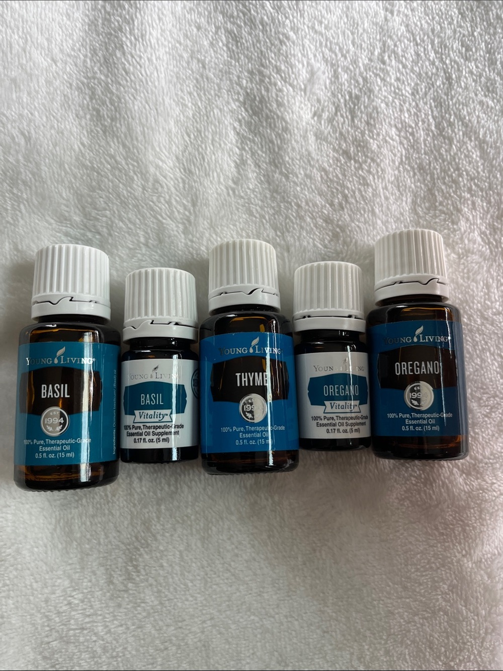 Young Living Essential Oil Variety Set - Blue Labels